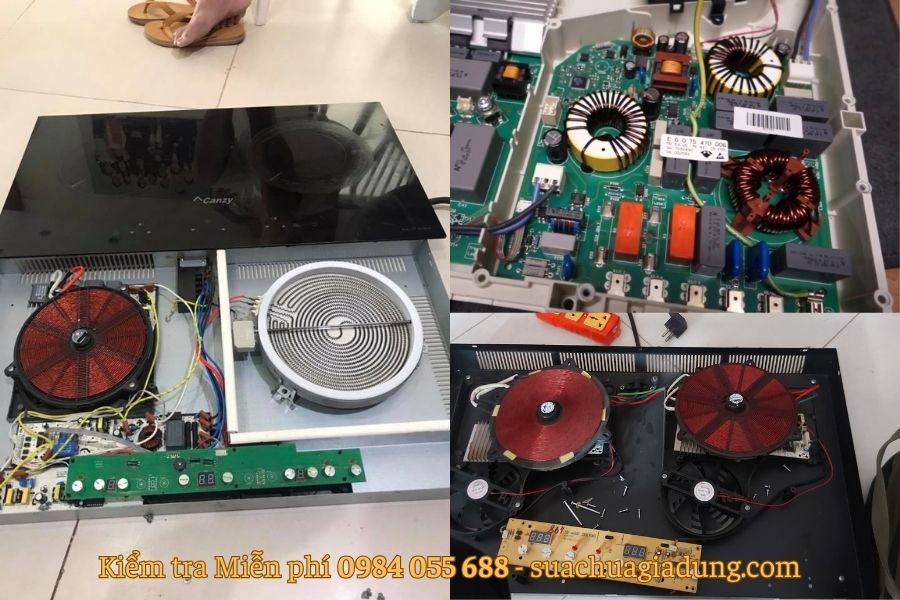 Một số lỗi thường gặp khi sửa bếp từ Canzy