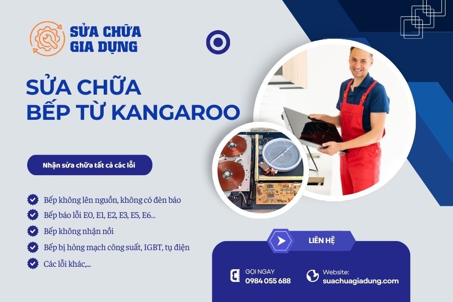 Sửa bếp từ Kangaroo tại nhà Hà Nội