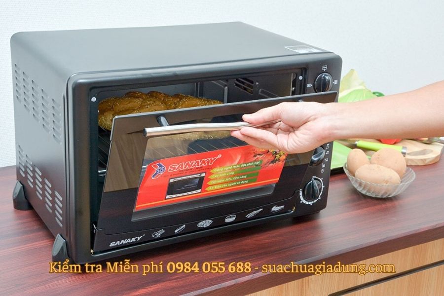 Các lỗi thường gặp ở lò nướng Sanaky