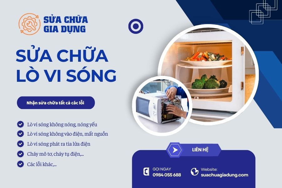 Sửa lò vi sóng tại nhà Hà Nội